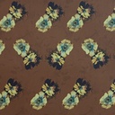 Brown Base Print On Korean Satin SS22N KSPB61