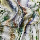 Multi Colour Snake Skin Print On Twill Satin (PA03C#2) TSPS41