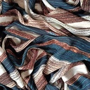 Rug Brown & Green Print On Twill Satin (PA13C#1) TSPS48