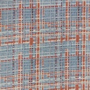 Blue Check Print On Twill Satin (PA01C#2) TSPS52