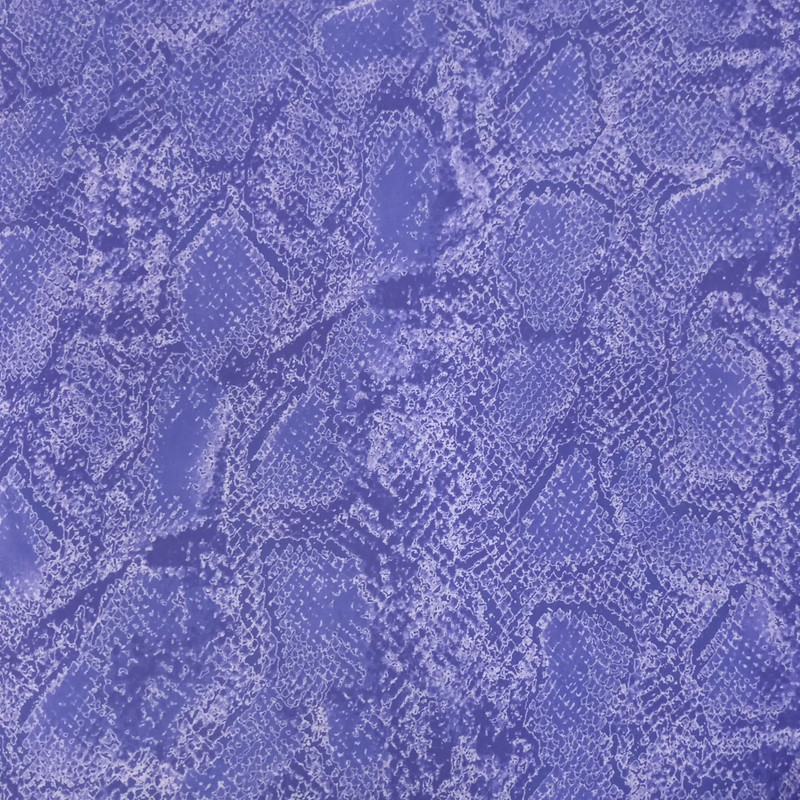 Purple Snake Skin Print On Korean Satin SS22L KSPL54