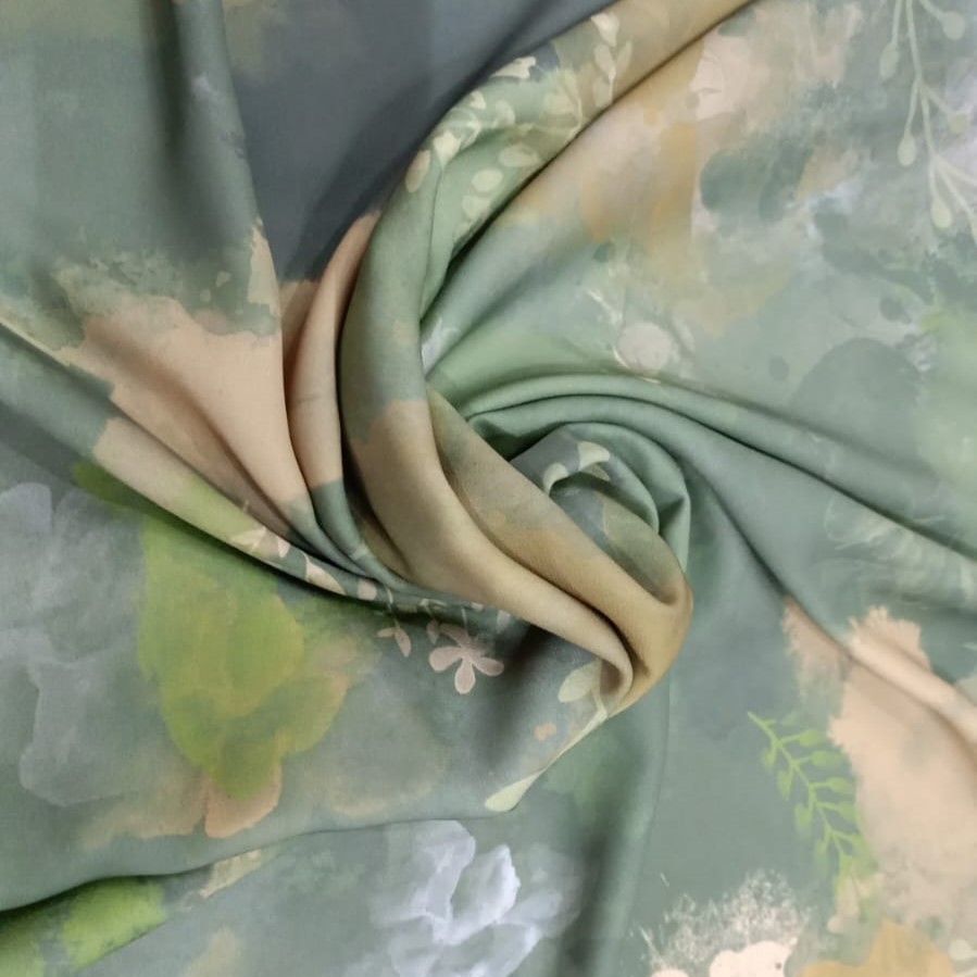 Forest Print On Royal Georgette (SS22L) RGPL61