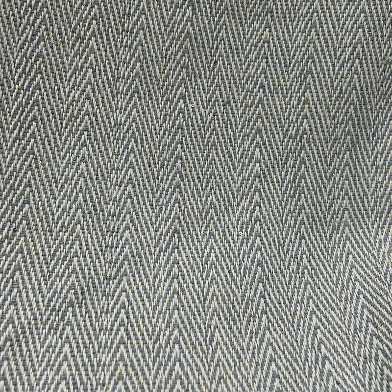 Blue & White Chevron Boucle Tweed