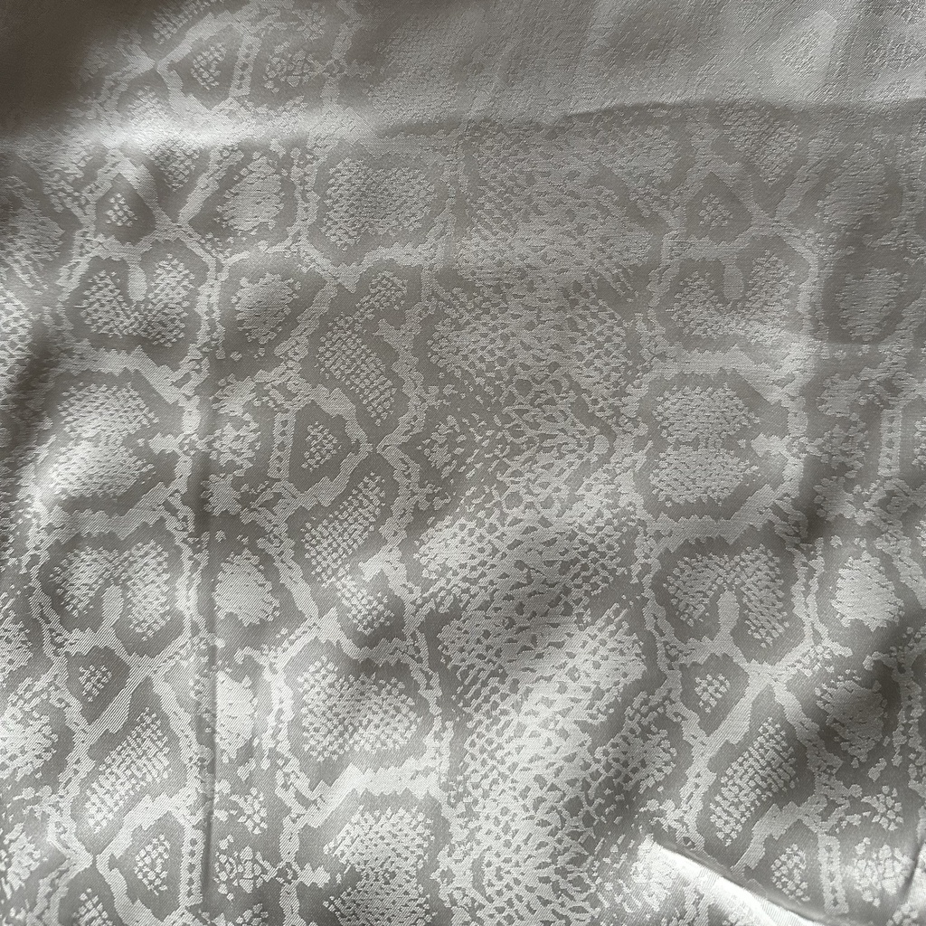 Alpine Jacquard (Python White) Fabric