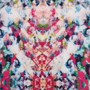 Abstract Red & White Print On Neoprene NPPS05