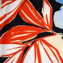 Tropical Print On Banana Crepe S23-BCPS27