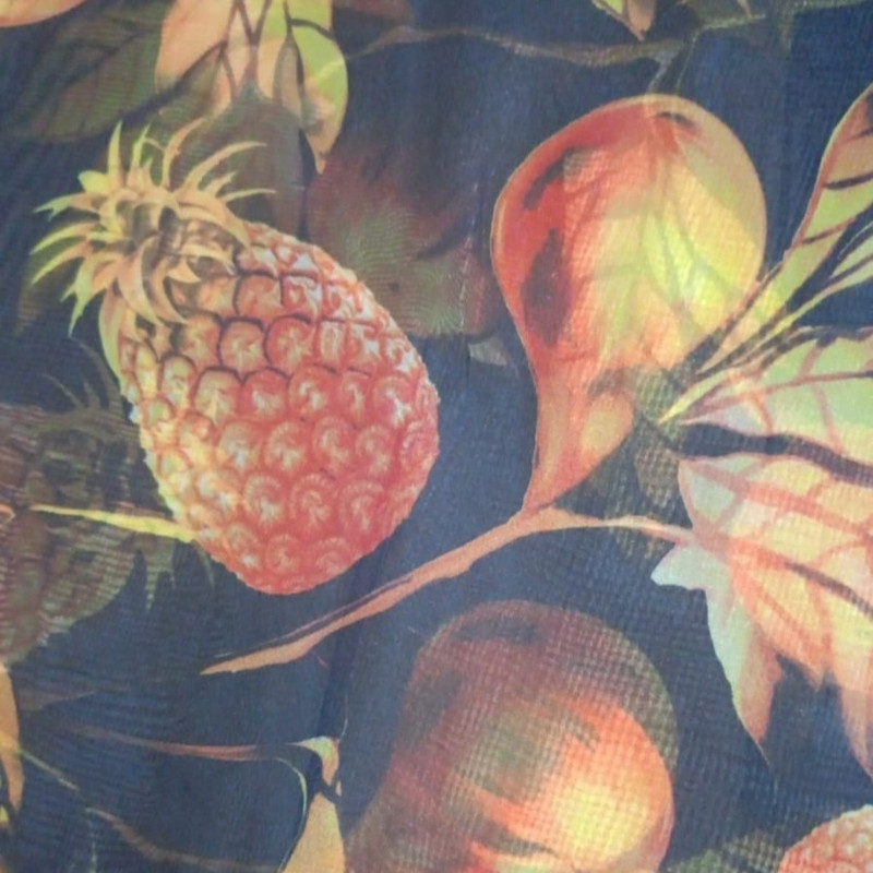 Fruit Print On Flat Chiffon FCPS118