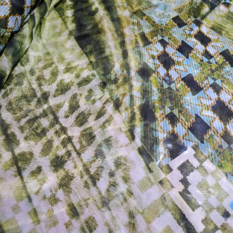 Print On Flat Chiffon FCPS235