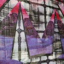 Diamond Garden Print On Flat Chiffon FCPS12