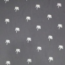Palm Tree Print On Korean Satin S23-KSPS83