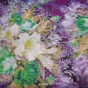 Voilet Floral Print On French Rayon S23-FRPS05