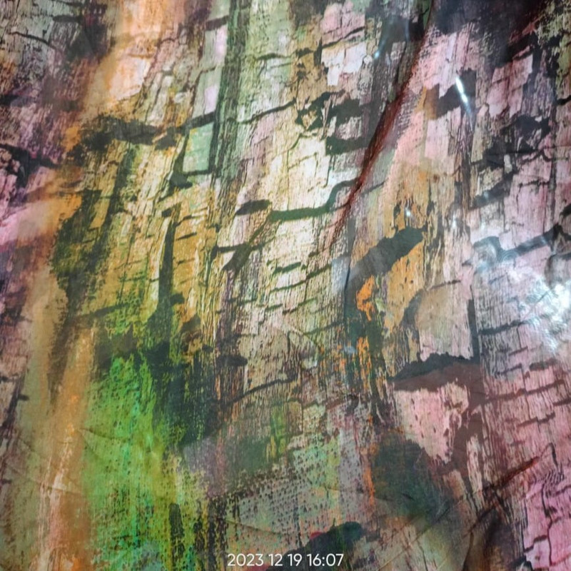 Wood Art Print On Habutai Satin S24 HSPS39