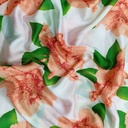 Hibcuss Flower Print On Habutai Satin S24 HSPS70