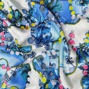 Modern Art Work Print On Habutai Satin S24 HSPS12