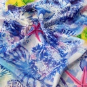 Star Fish Print On Habutai Satin S24 HSPS32