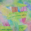 Leaf Print On Flat Chiffon FCPS146