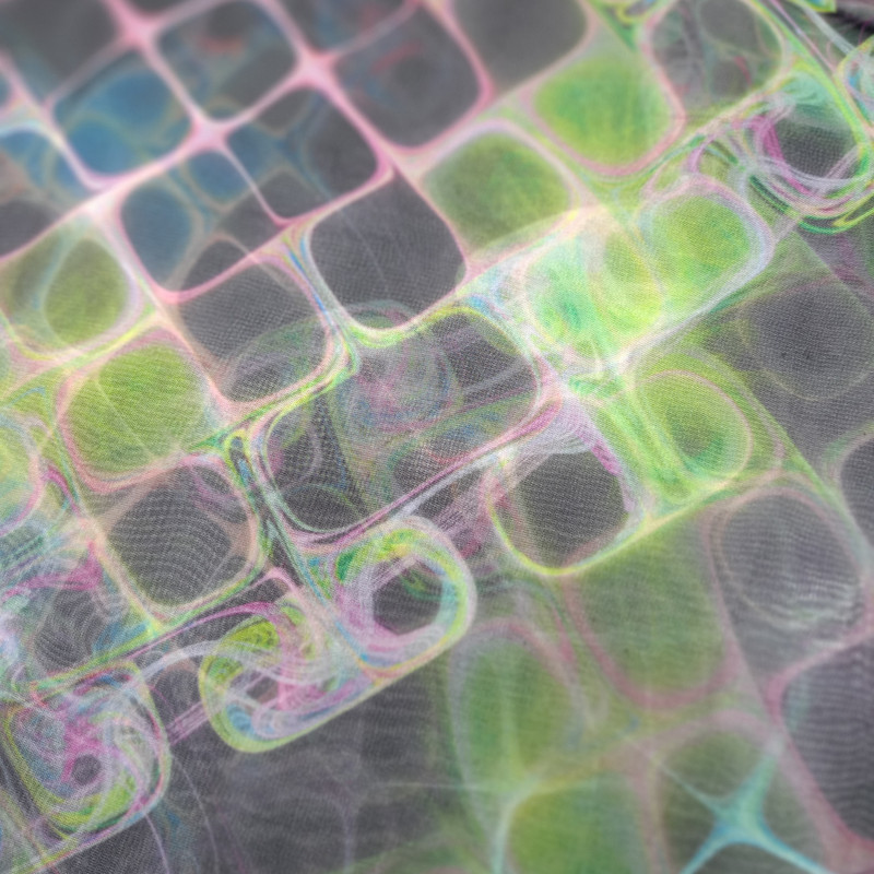 Disco Print On Flat Chiffon FCPS131