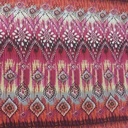 Red Print On Viscose Knitted S24 VKPS02