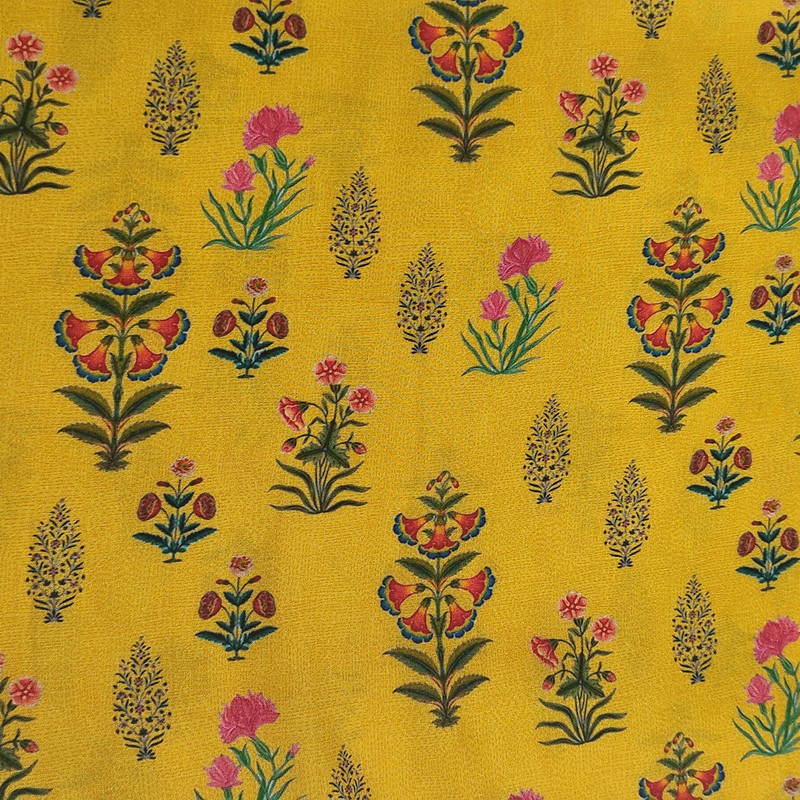 Multi Flowers Print On Parsi Boski S24 PBPS28