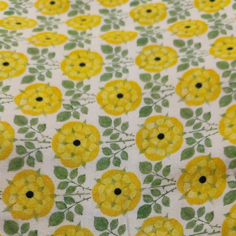 Creeping Buttercup Print On Parsi Boski S24 PBPS31