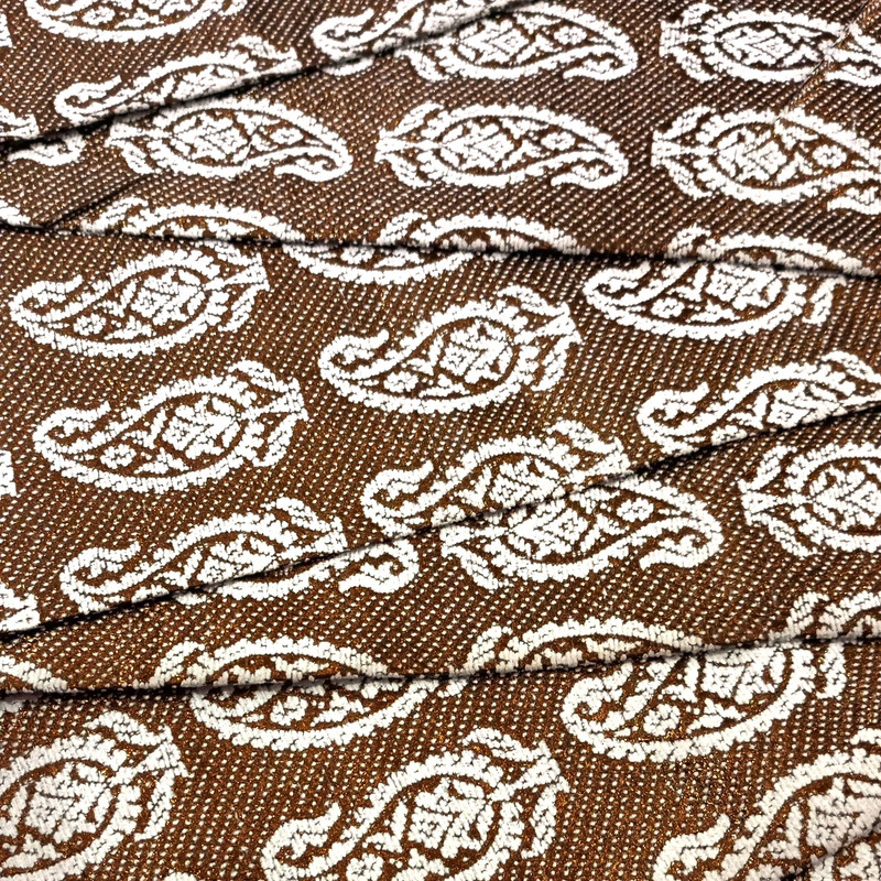 Paisley  Print On Chinese Jacquard S24 CJPA05