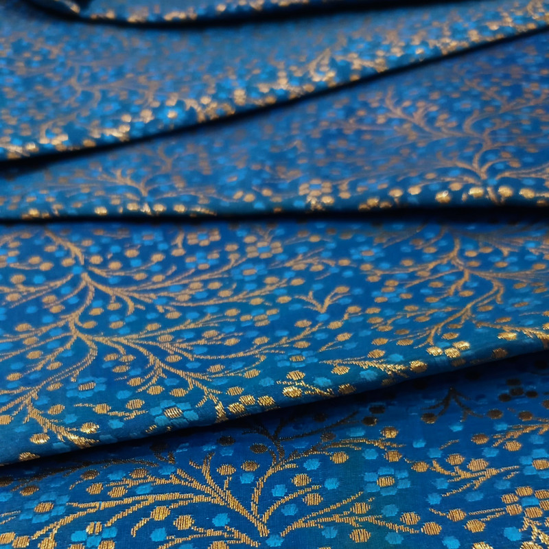 Vivid  Print On Chinese Jacquard S24 CJPA09