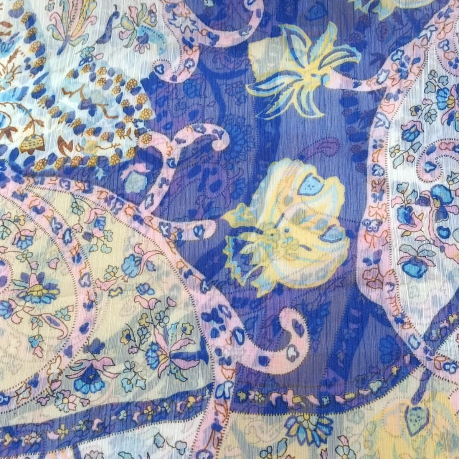 Abstract art Print On Poly Chiffon PCPS31