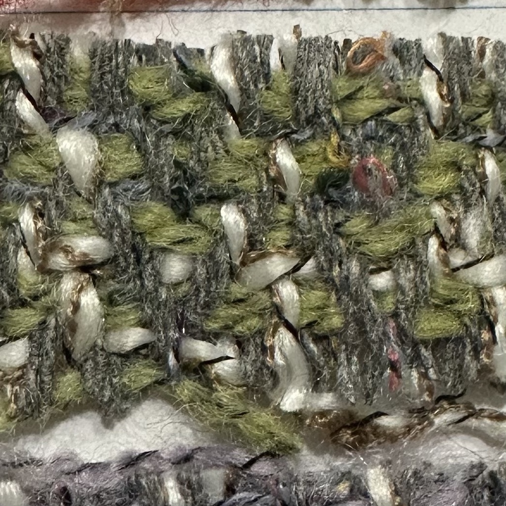  Green Grey Boucle Tweed