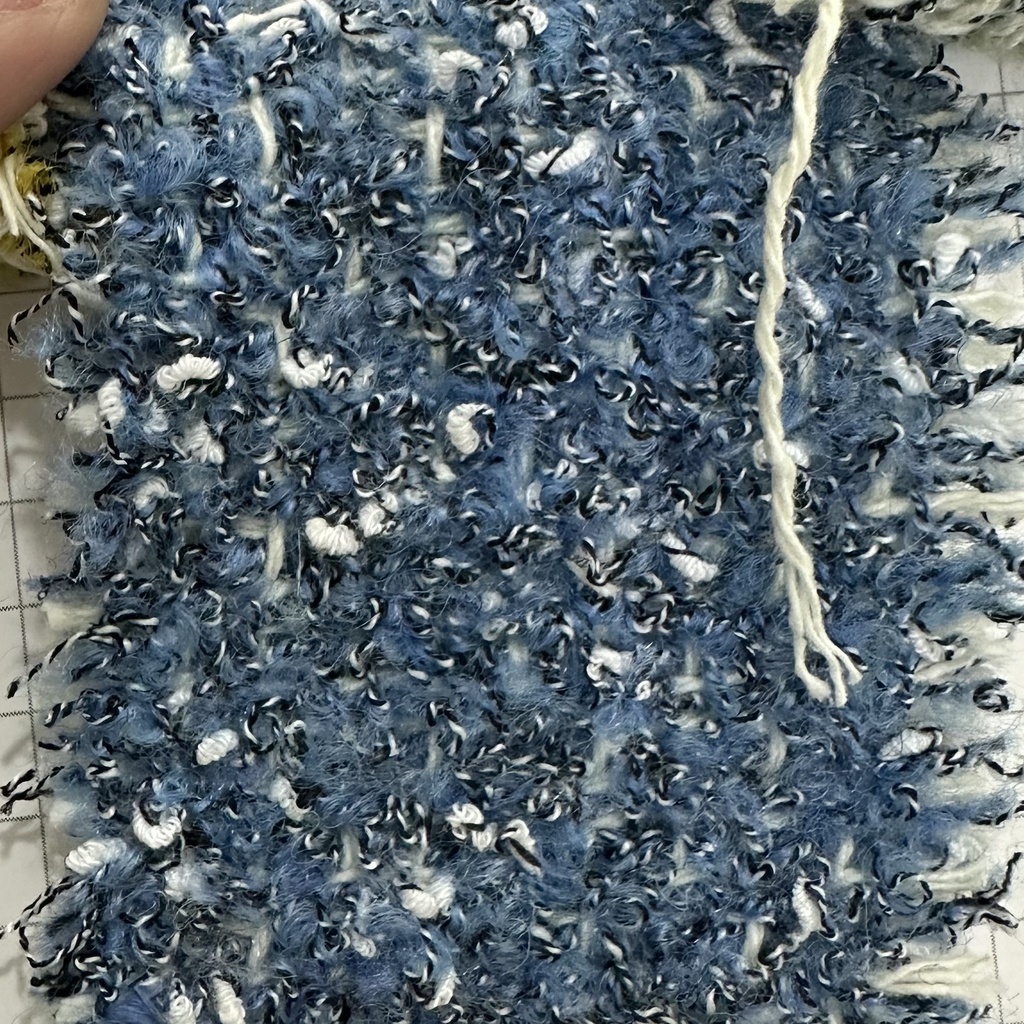 Denim Classic French Boucle Tweed 