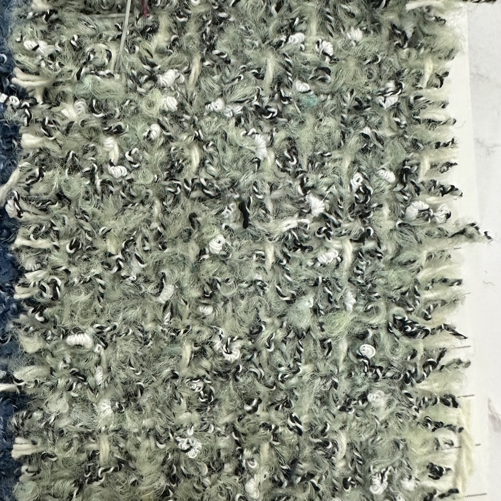 Sage Classic French Boucle Tweed 