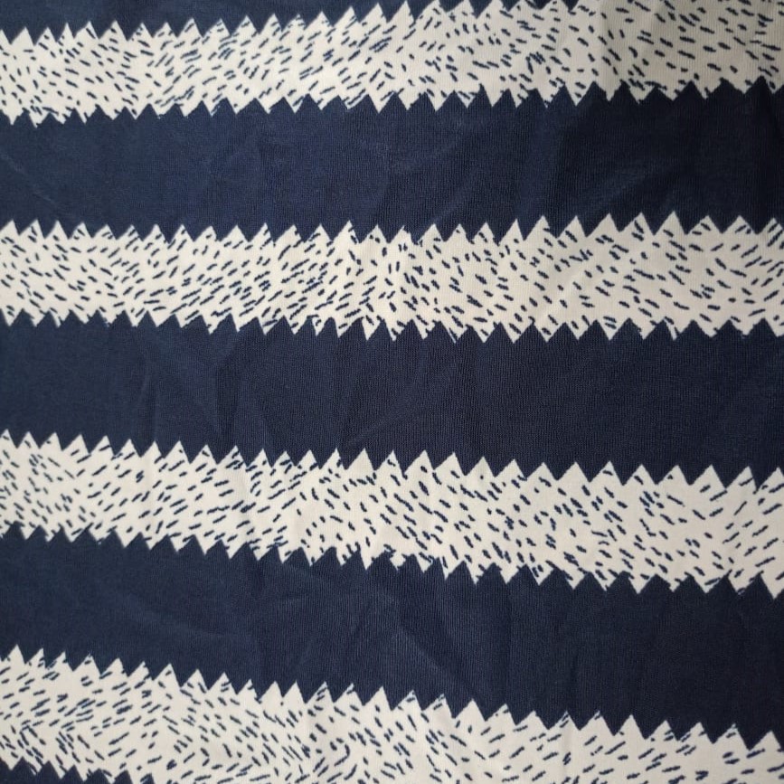 Chevron Stripes Print On Poly Knitted (SS24) PKPS01