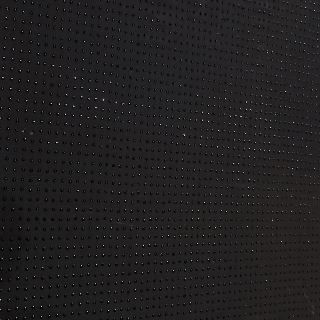 Black Gold Rhinestone Fabric