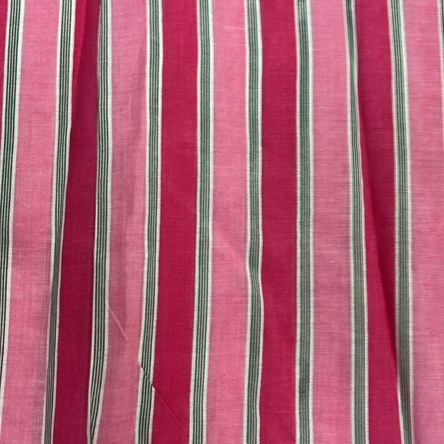 Cambric Cotton Stripe Dyed Fabric (SS24)  CCDS06