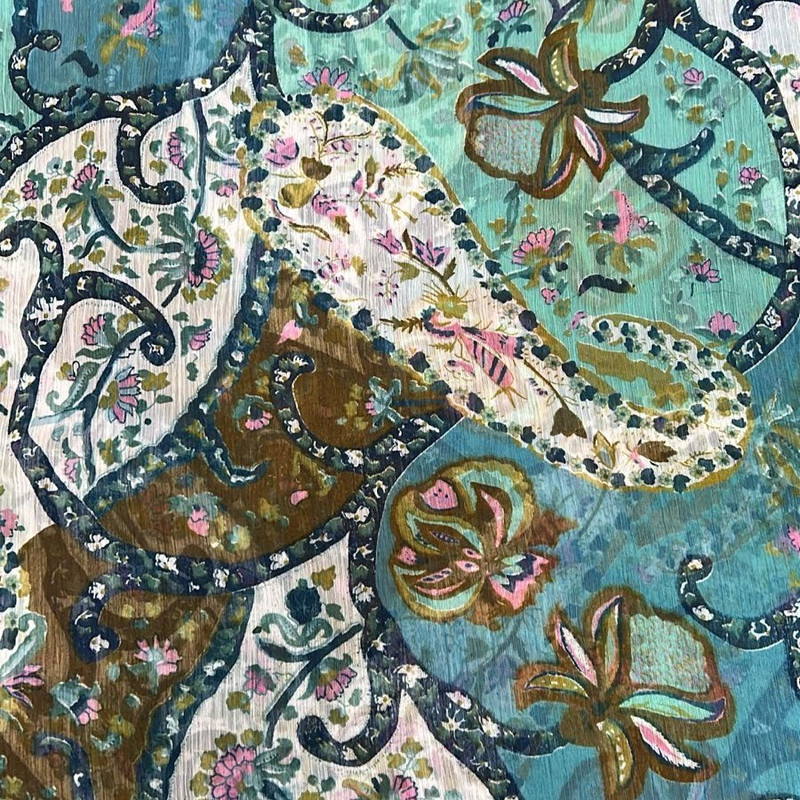 Poly Chiffon Print Fabric (SS24)  SFDS35