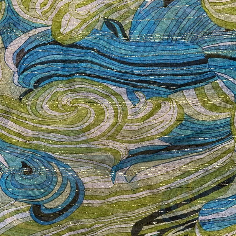 Print On Viscose Georgette Lurex (SS25) VGPS03