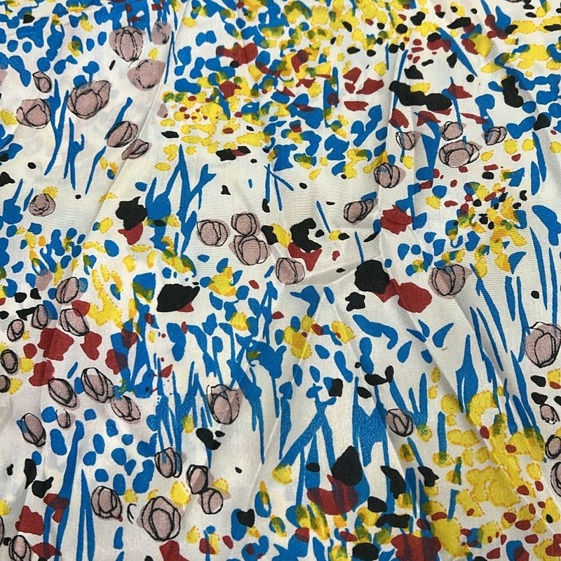 Poly Silk Print Fabric (SS24)  SFDS68