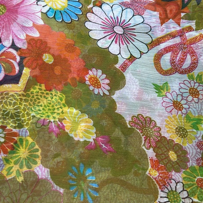 Poly Chiffon Print Fabric (SS24)  SFDS70