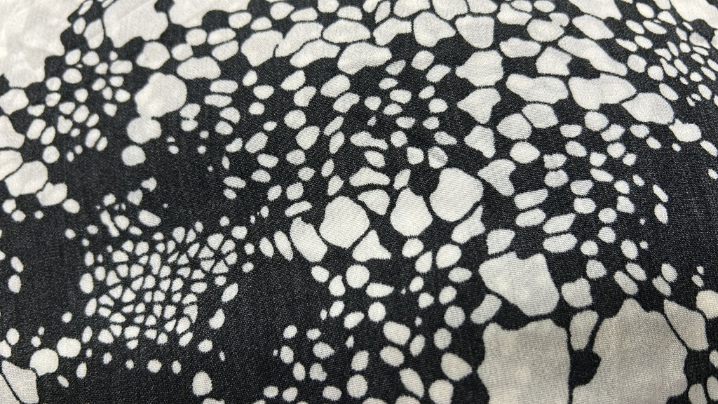 Abstract Print On Poly Crepe (SS24) PCSP18