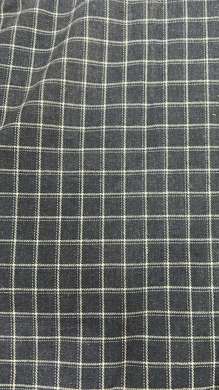 Courds Wool Small Check Yarn Dyed Fabric (SS25) SFDS77
