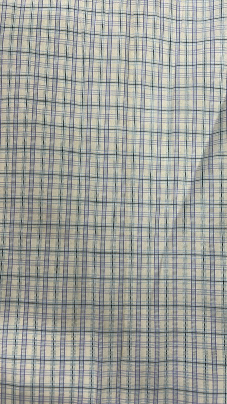 Cotton Small Check Yarn Dyed Fabric (SS25) SFDS84