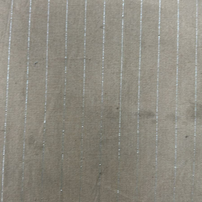 Cotton Lurex Stripe Yarn Dyed Fabric (SS25) CLSS05