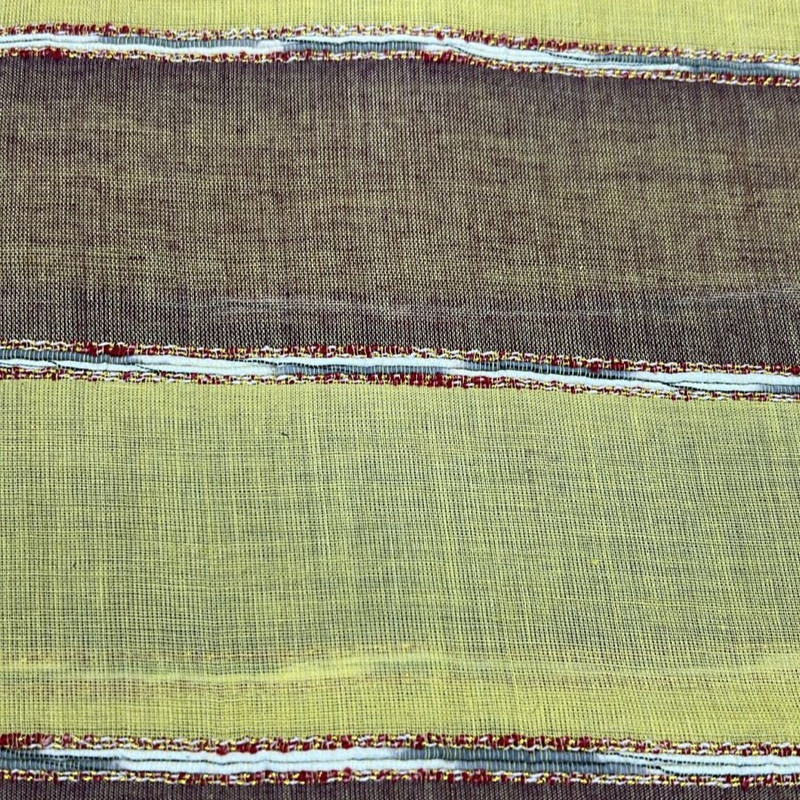 Cotton Lurex Stripe Yarn Dyed Fabric (SS25) CLSS01