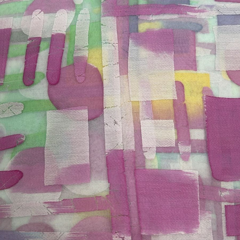 Print On Organza Jacquard (SS25) FFFS48