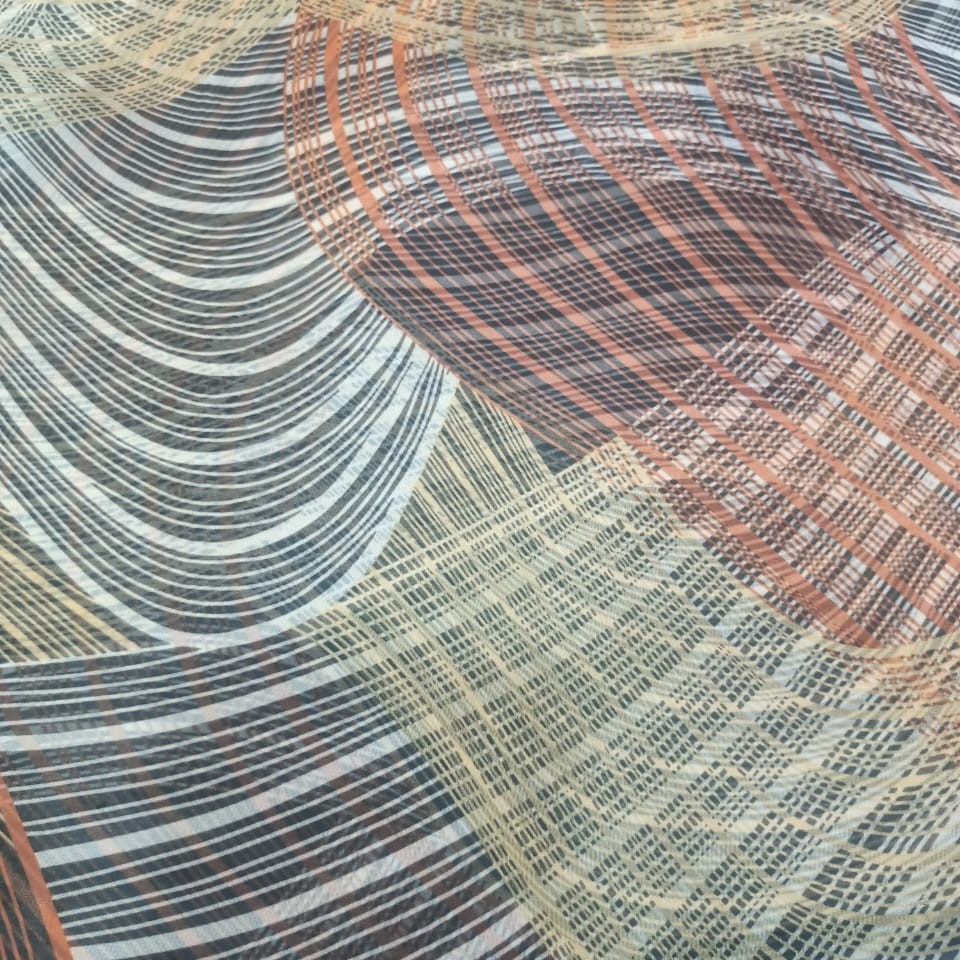 Print On Flat Chiffon FCPS245