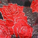 Organza Jacquard OJ-156 (Red)