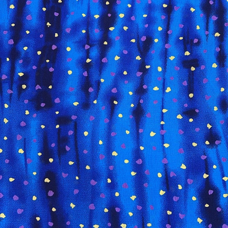 Night Stripe Print On Poly Georgette (SS25) SFCS11