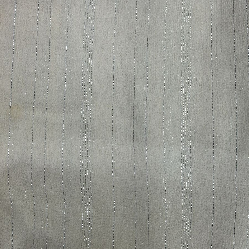 White Lurex Print On Viscose Georgette (SS25) SFCS46