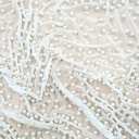 Pearls Studded Fabric AGT0490