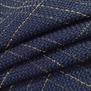 AGT-HNL-50 (Blue Gold Checks) Tweed
