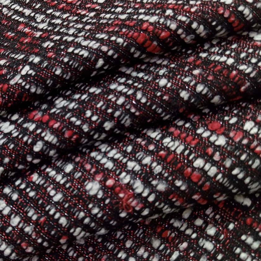 AGT-HNL-51 (Black White Drops) Tweed